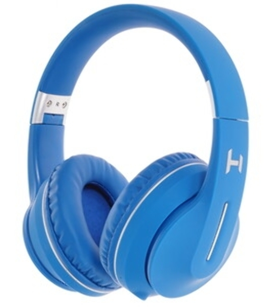 Беспроводные/проводные наушники Harper HB-413 синий, накладные, Bluetooth + проводной, до 8 ч