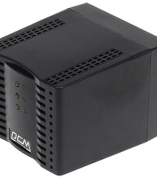 Стабилизатор напряжения Powercom TCA-1200 600Вт 1200ВА белый