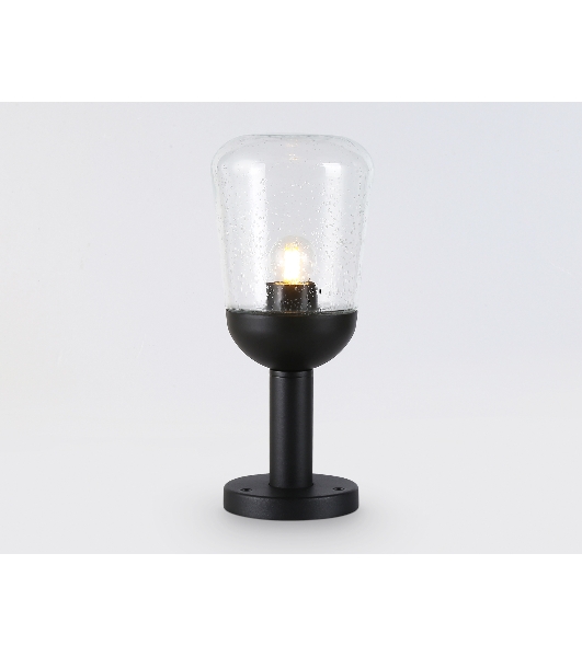 Светильник Ambrella light ST2085 BK/CL черный/прозрачный IP54 E27 max 40W D150*350