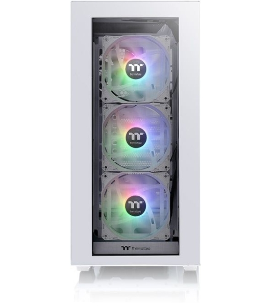 Компьютерный корпус Thermaltake Divider 300 TG ARGb белый без БП ATX 2x120мм 2xUSB 3.0 audio front door bott PSU
