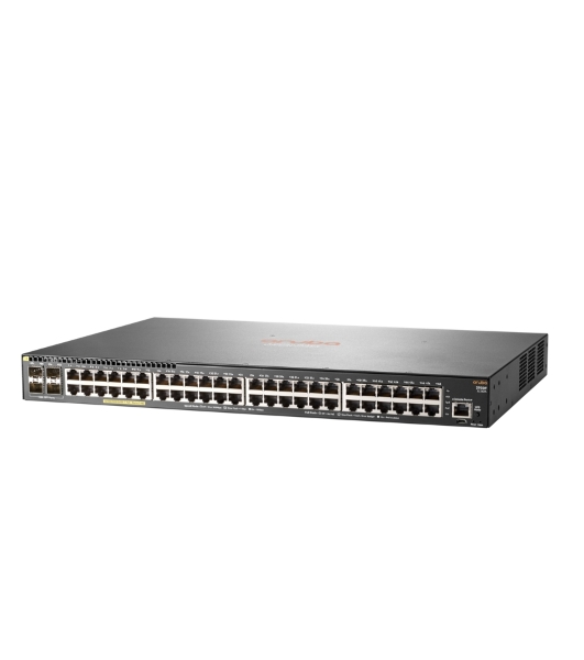 Коммутатор HPE Aruba 2930F 48G PoE+ 4SFP, 48×1 Гбит/с PoE+ + 4×1 Гбит/с SFP, управляемый