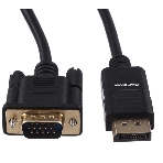 Кабель GoPower DISPLAYPORT-VGA 1.8M 00-00027497 черный, фото2