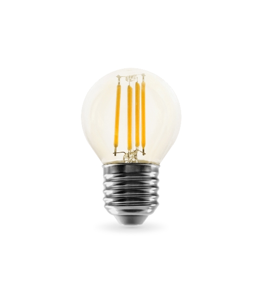 Лампа светодиодная 451524 Filament LED G45 15W E27 4000K 220-240V