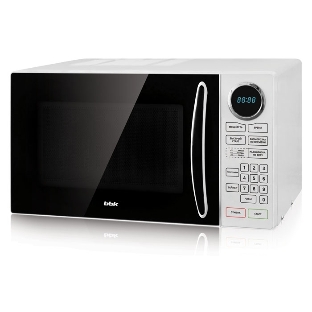 Микроволновая печь BBK 23MWS-916S/BW черный/белый, 23 л, 900 Вт, переключатели - сенсор