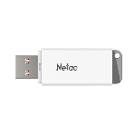 Флешка USB Netac U185 (NT03U185N-032G-20WH), 32Gb, USB 2.0, R/W 25/10, белый/серый, фото6