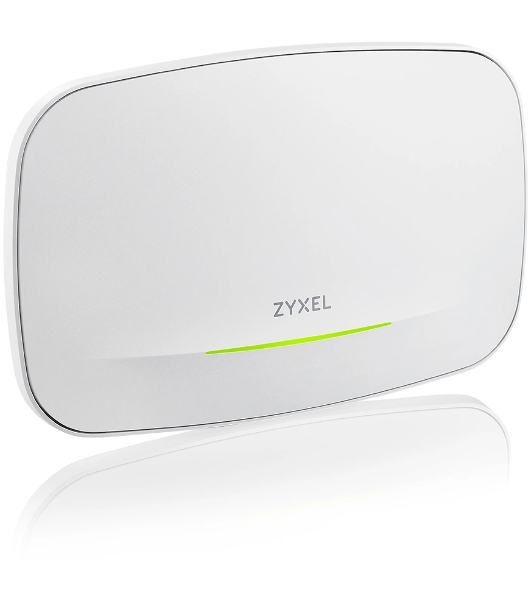 Точка доступа Zyxel NebulaFlex NWA130BE, WiFi 7, 802.11a/b/g/n/ac/ax/be (2,4 и 5 ГГц), MU-MIMO, антенны 2x2, до 688+4320 Мбит/с, 2xLAN 2.5GE, PoE