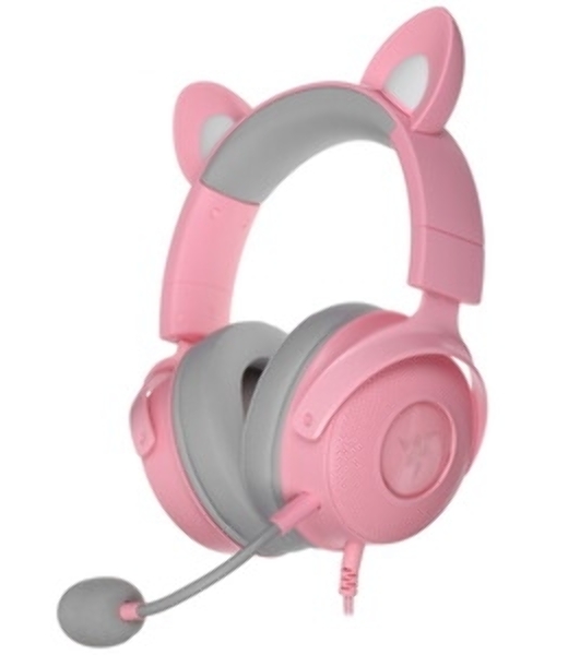 Гарнитура Razer Kraken Kitty V2 Pro розовый, проводная, USB, подсветка