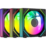 Комплект реверсных вентиляторов Gamma F12 UNI BK ARGB REVERSE BLADE 3in1, фото11