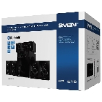 Аудиоколонки SVEN HT-210, черный, акустическая система 5.1, мощность (RMS):50Вт+5x15Вт, Bluetooth, Optical, Coaxial, FM-тюнер, USB/SD, дисплей, ПДУ, фото31