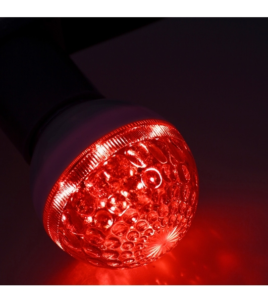 Лампа шар Neon-night e27 10 LED Ø50мм красная 24В (постоянное напряжение)