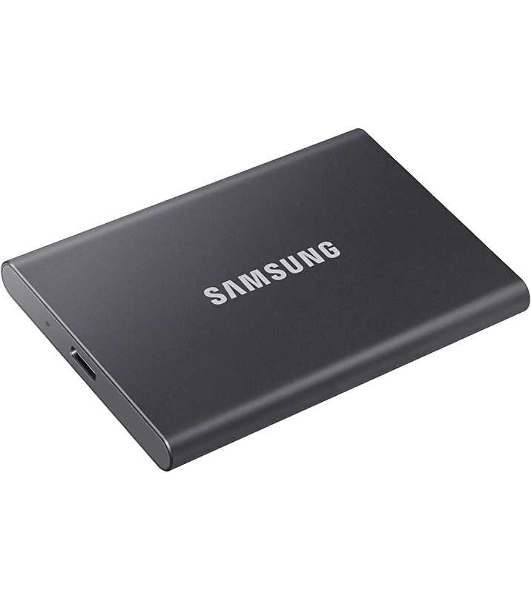 Внешний SSD Samsung T7, 2TB, USB 3.2 Gen 2 Type-C, R/W 1050/1000, титан