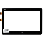 Сенсорное стекло (тачскрин) для Dell 5351P FPC-1 черное, фото 1