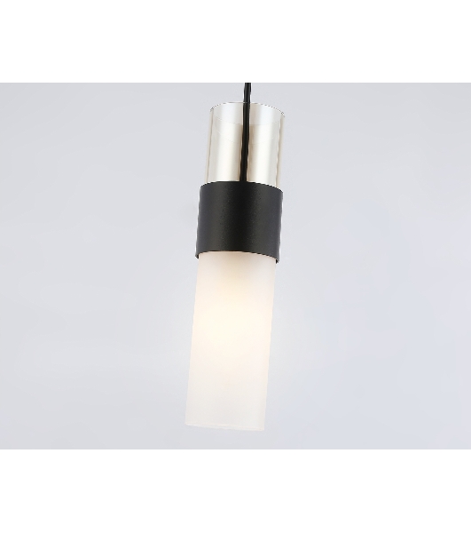 Подвесной светильник LH55101 BK/FR/TI черный/белый матовый/янтарь E14 max 40W D55*1500