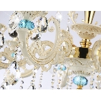 Светильник Ambrella light TR4926/8 GD/WH/CL золото/белый/прозрачный E14*8 max 40W D740*630, фото4