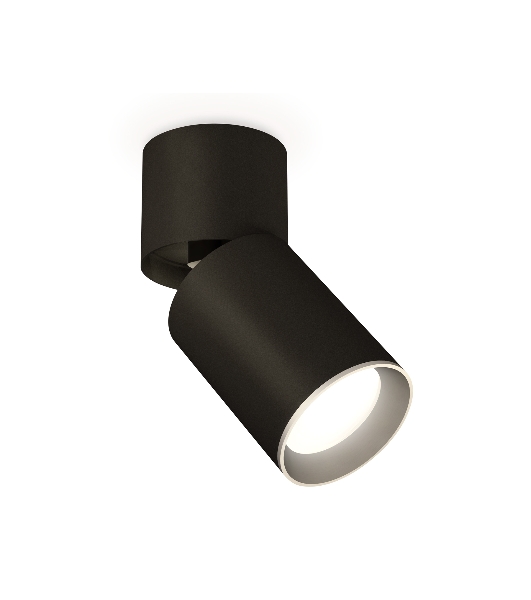Светильник Ambrella Light XM6313031 SBK/BK/MCH черный песок/черный/хром матовый MR16 GU5.3 (A2221, C6313, N6104)