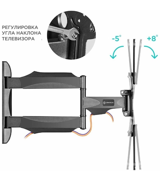 Кронштейн ONKRON NP40 черный 32-65'