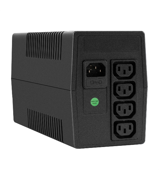 Источник бесперебойного питания ExeGate Smart LB-400.LCD.AVR.4C13 (400VA/240W, LCD, AVR, 4*C13, батарея 12V 4.5Ah, Black)