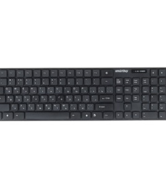 Комплект клавиатура+мышь Smartbuy SBC-229352GA-K беспроводной, USB, 1600 DPI, чёрный