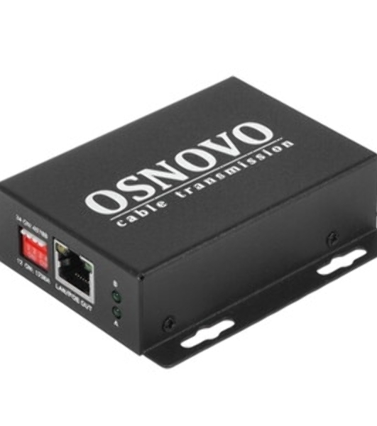 PoE удлинитель Osnovo E-PoE/1A 10M/100M Fast Ethernet на 400м (до 30W)