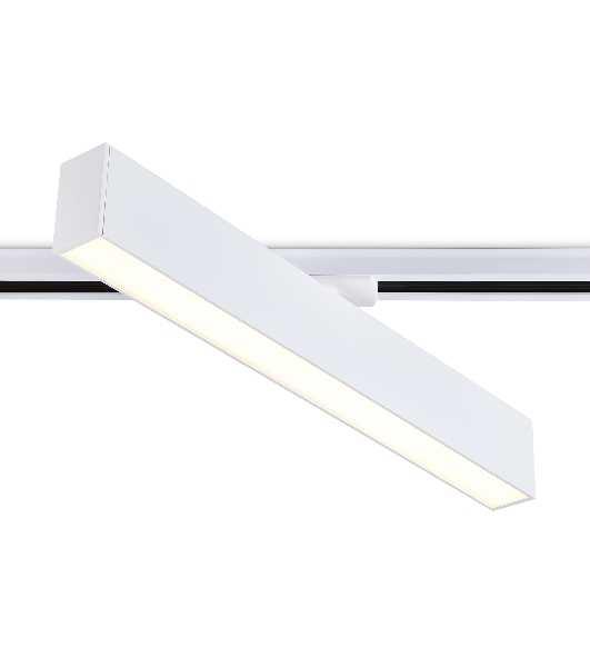 Трековый однофазный светильник Ambrella light GL6769 WH белый LED 24W 3000K 600*22*48