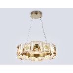 Светильник Ambrella light LH31021 BS/TI латунь/янтарь 56W 3000K D570*150, фото7