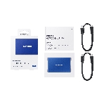 Внешний SSD Samsung T7, 1TB, USB 3.2 Gen 2 Type-C, R/W 1050/1000, синий, фото11