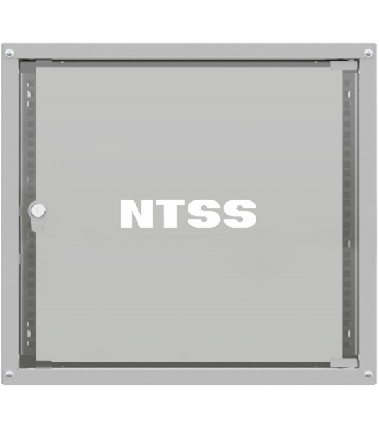 Шкаф коммутационный NTSS LIME (NTSS-WL12U5545GS) настенный 12U 550x450мм пер.дв.стекл несъемн.бок.пан. 30кг серый 110град. IP20