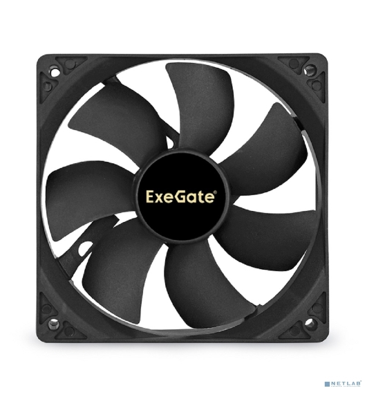 Вентилятор для корпуса ExeGate EX12025SM черный, 120 мм, 1500 об/мин, 24 дБ, Molex