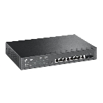 Коммутатор TP-Link JetStream 10-Port Gigabit Smart Switch with 8-Port PoE+, 8× Gigabit PoE+ Ports, 2× Gigabit SFP Slots, 802.3at/af, 150 W PoE Power, 1U 13-inch Rack-mountable Steel CaseIntegration with Omada SDN Controller, 802.1Q VLAN, STP/RSTP/MSTP, IGMP Snoopi, фото24