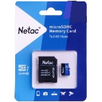 Флеш карта microSDHC 16Gb Netac P500 NT02P500STN-016G-R (с SD адаптером) 80Mb/s, фото4