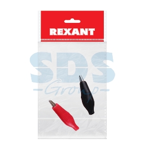 Зажим 'крокодил' Rexant 5 А 46 мм в изоляторе