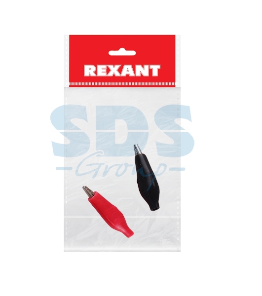 Зажим 'крокодил' Rexant 5 А 46 мм в изоляторе
