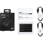 Внешний SSD Samsung T7 Shield, 2TB, USB 3.2 Gen 2 Type-C, R/W 1050/1000, черный, фото 1
