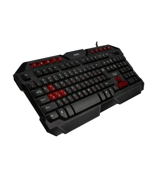Комплект клавиатура + мышь SVEN GS-9200 игровые клавиатура, мышь и коврик