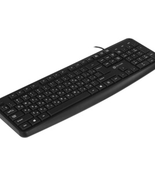 Комплект клавиатура+мышь Oklick S603 проводной, USB, 1200 DPI, чёрный
