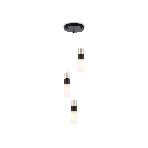 Подвесной светильник LH55102/3 BK/FR/TI черный/белый матовый/янтарь E14*3 max 40W D220*1200, фото8