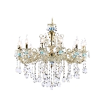 Светильник Ambrella light TR4929/12 GD/WH/CL золото/белый/прозрачный E14*12 max 40W D910*680, фото7