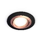 Комплект встраиваемого поворотного светильника Ambrella light XC7622084 SBK/PPG черный песок/золото розовое полированное MR16 GU5.3 (C7622, N7005), фото3