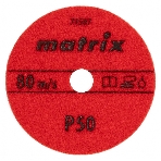 Алмазный гибкий шлифовальный круг Matrix,100 мм, P 50, мокрое шлифование, 5 шт., фото4