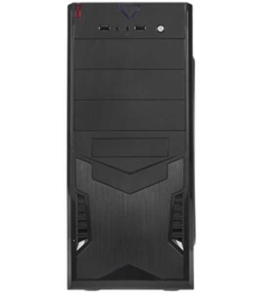 Компьютерный корпус Miditower ExeGate EX280386RUS CP-604 Black, ATX, (CP350W, 80мм), 2хUSB, Audio