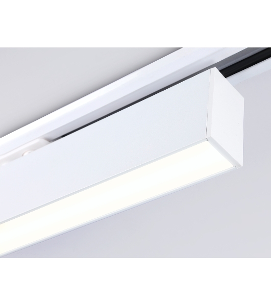Трековый однофазный светильник Ambrella light GL6769 WH белый LED 24W 3000K 600*22*48