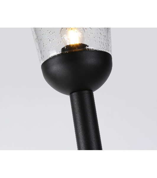 Светильник Ambrella light ST2092 BK/CL черный/прозрачный IP54 E27 max 40W D150*950