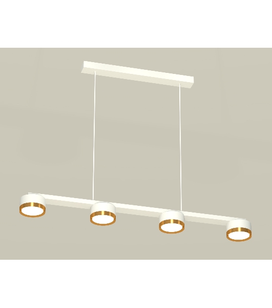 Светильник Ambrella light XB9151152/4 SWH/PYG белый песок/золото желтое полированное GX53 (C9151, N8124)