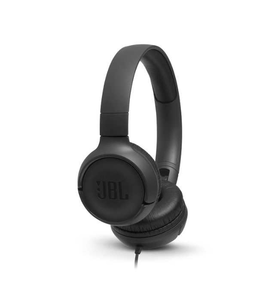Проводные наушники JBL Tune 500 черный, накладные, Jack 3.5 мм, складная конструкция