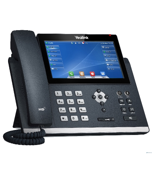 Телефон IP YEALINK SIP-T48U, цветной сенсорный экран, 16 аккаунтов, BLF, PoE, GigE, без БП, шт