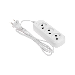 Удлинитель PROconnect 3 гнезда, 1,5 м, 2х0,75 мм², б/з, белый, фото5