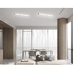 Трековый светильник GL2375 BK черный IP20 20W 3CCT 3000-6400K 48V 600*25*73, фото6