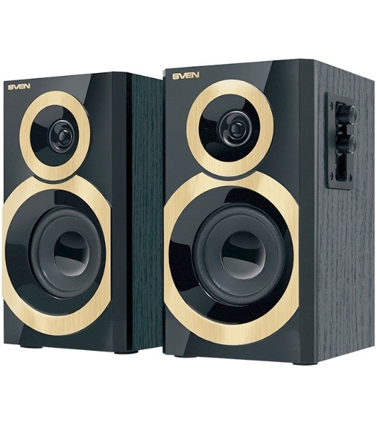 Акустическая система SVEN SPS-619 GOLD акустическая система 2.0, мощность 2х10 Вт(RMS)