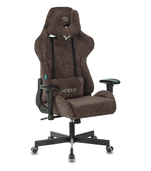 Кресло Бюрократ VIKING KNIGHT LT10 FABRIC коричневый, ткань, 120 кг, механизм качания