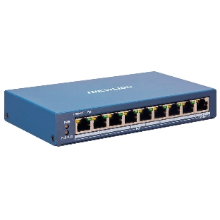 Коммутатор Hikvision DS-3E1309P-EI/M 8x100Мбит/с 1x1Gbит/с 8PoE+ 110W управляемый